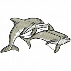 Fishes Embroidery Design 1